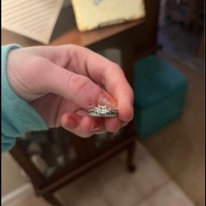 Wedding/Engagement Band Set